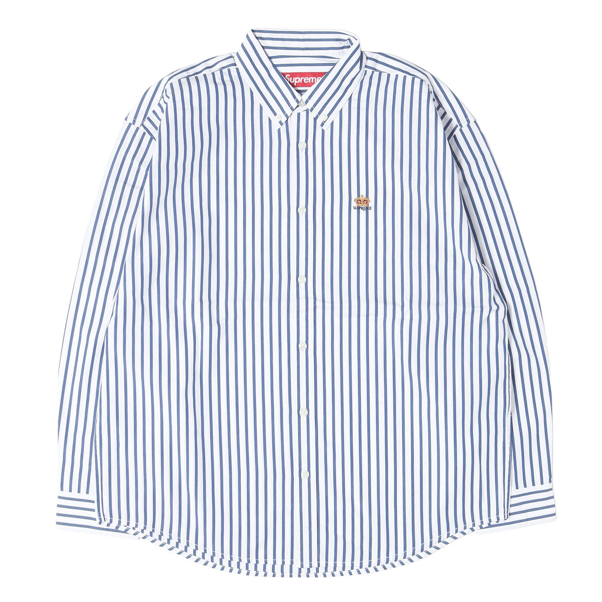 26SS クラウンロゴ ストライプ ボタンダウンシャツ(Stripe Shirt)