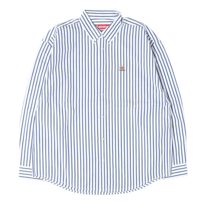 26SS クラウンロゴ ストライプ ボタンダウンシャツ(Stripe Shirt)