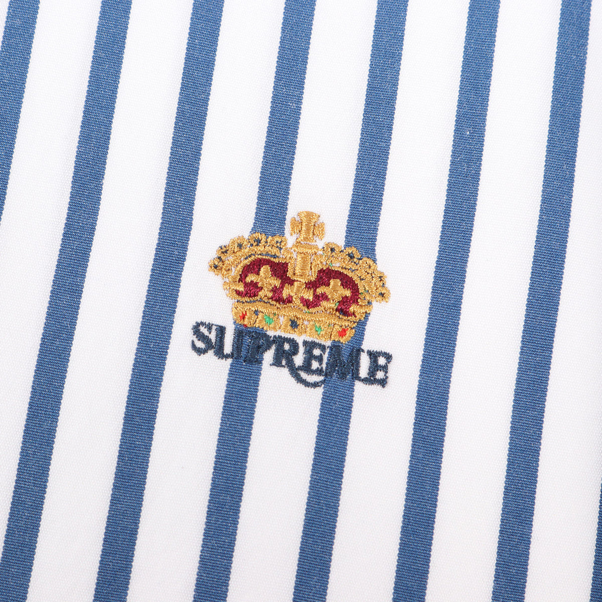 26SS クラウンロゴ ストライプ ボタンダウンシャツ(Stripe Shirt)