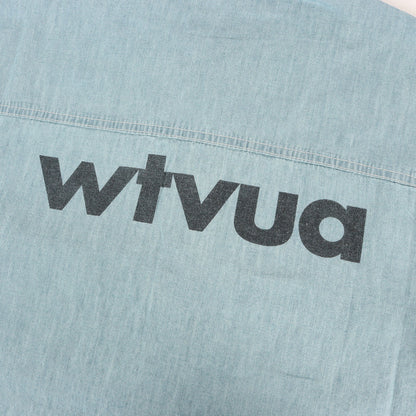 26SS wtvuaロゴ シャンブレーシャツ(CB / LS / COTTON. CHAMBRAY)