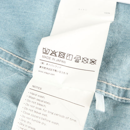 26SS wtvuaロゴ シャンブレーシャツ(CB / LS / COTTON. CHAMBRAY)