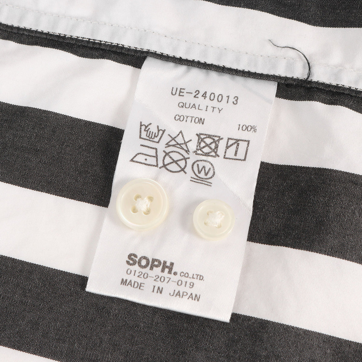 24SS ボールドストライプ ボタンダウンシャツ(BOLD STRIPE B.D SHIRT)