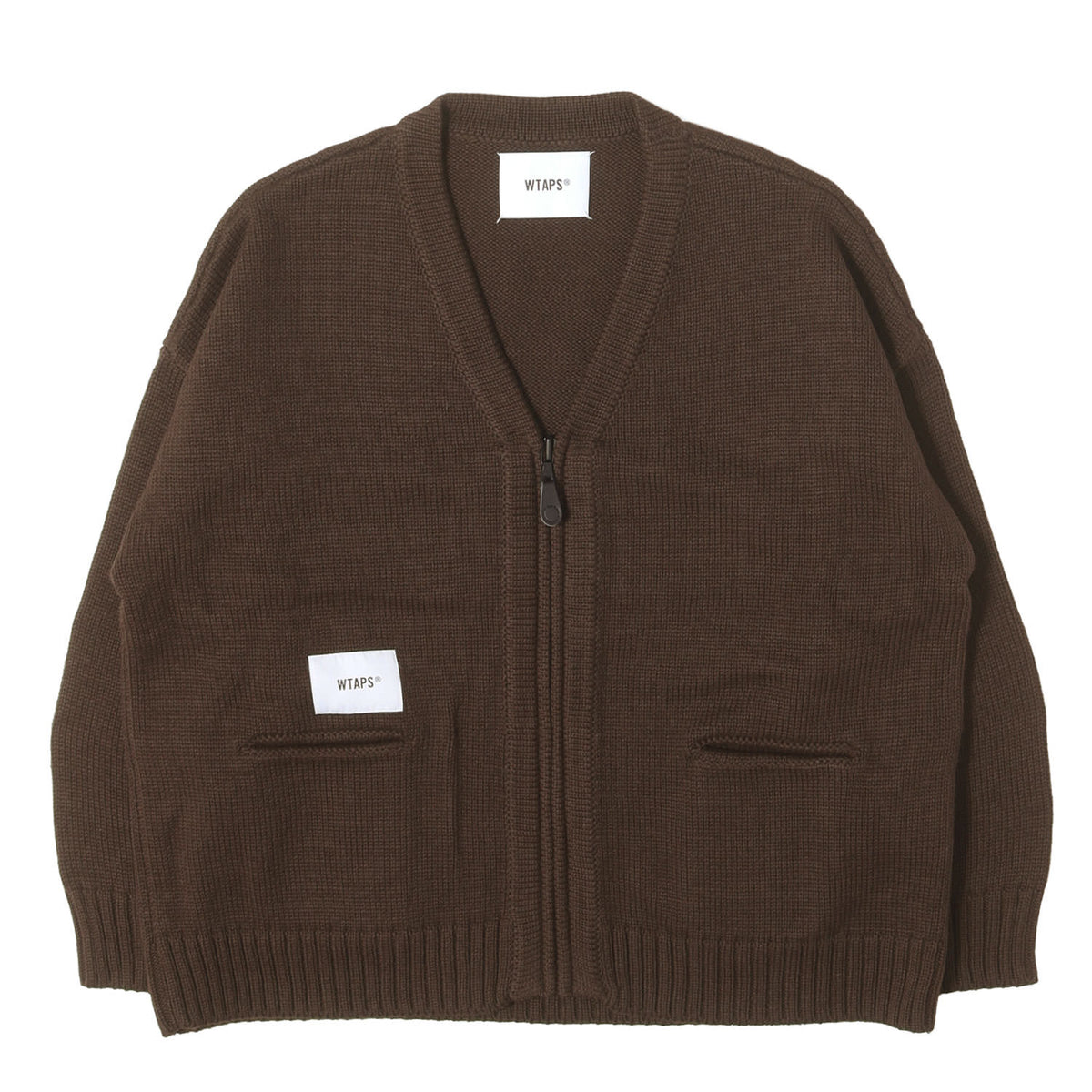 21AW ヘビー ニット ジップ カーディガン(PALMER / SWEATER)