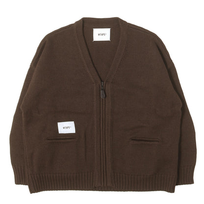 21AW ヘビー ニット ジップ カーディガン(PALMER / SWEATER)