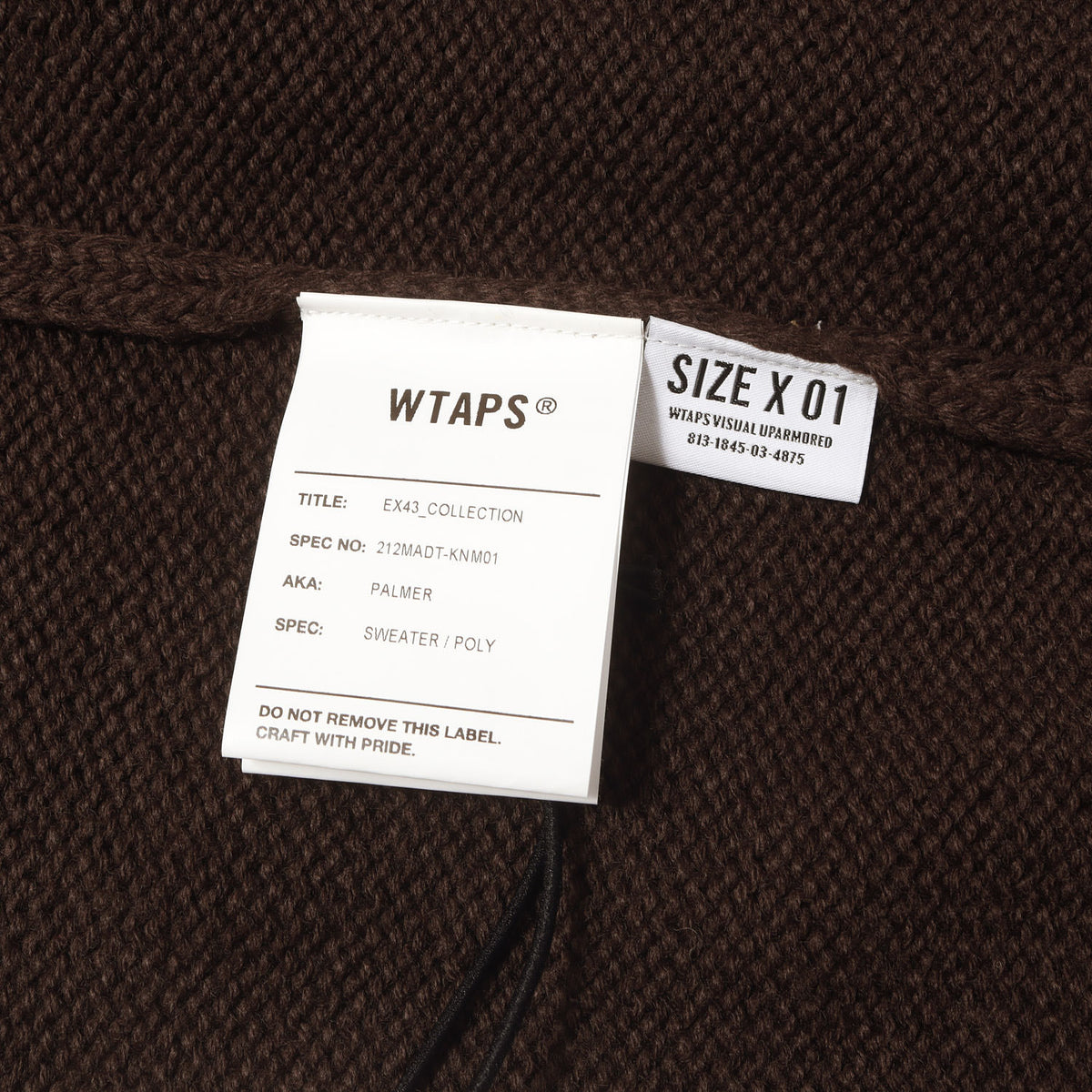 21AW ヘビー ニット ジップ カーディガン(PALMER / SWEATER)