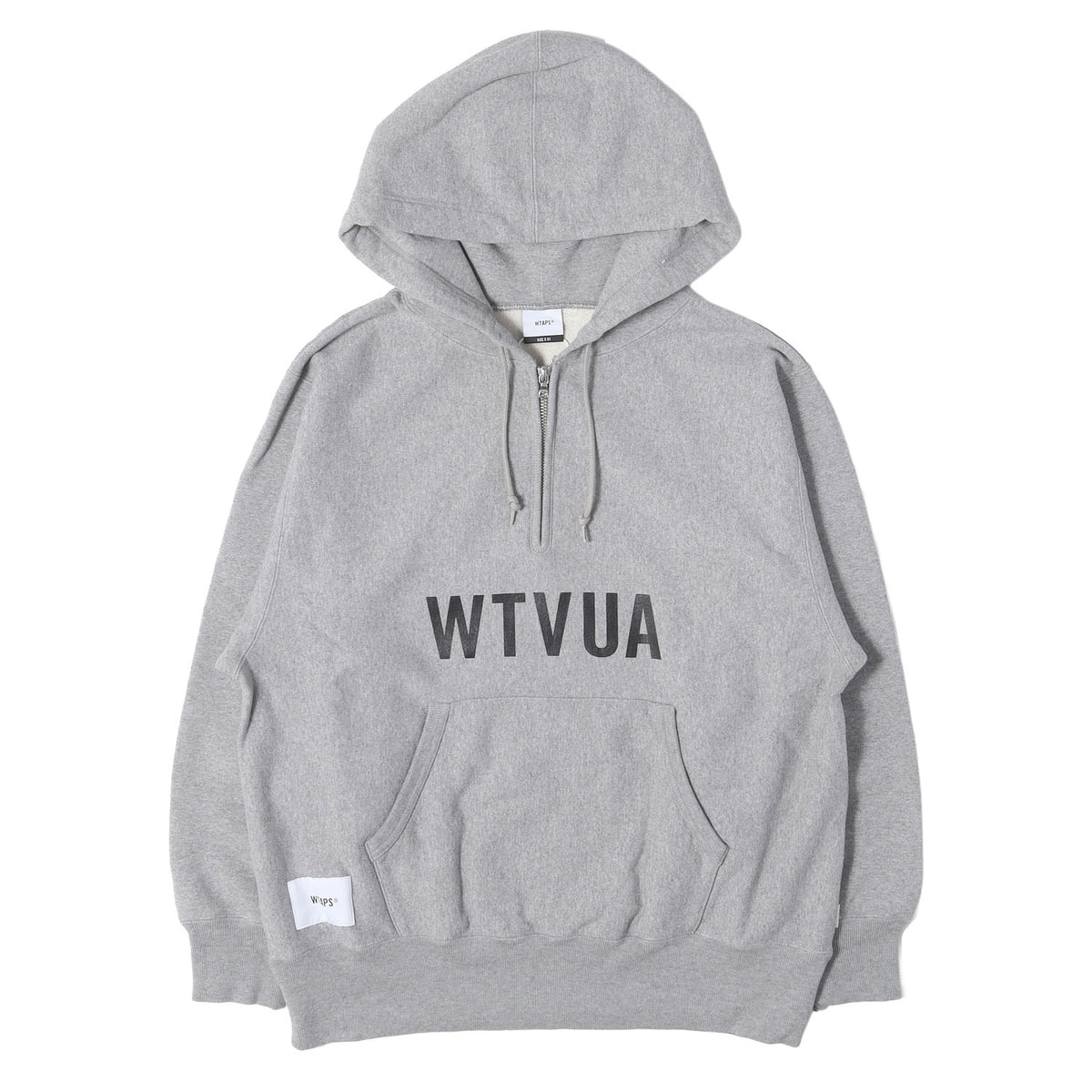 WTVUAロゴ ハーフジップ スウェットパーカー(OUTRIGGER / SWEATSHIRT)