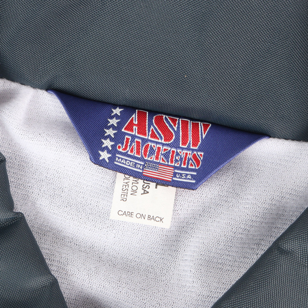 無地 ナイロン コーチジャケット / USA製 AMERICAN SPIRIT WEAR