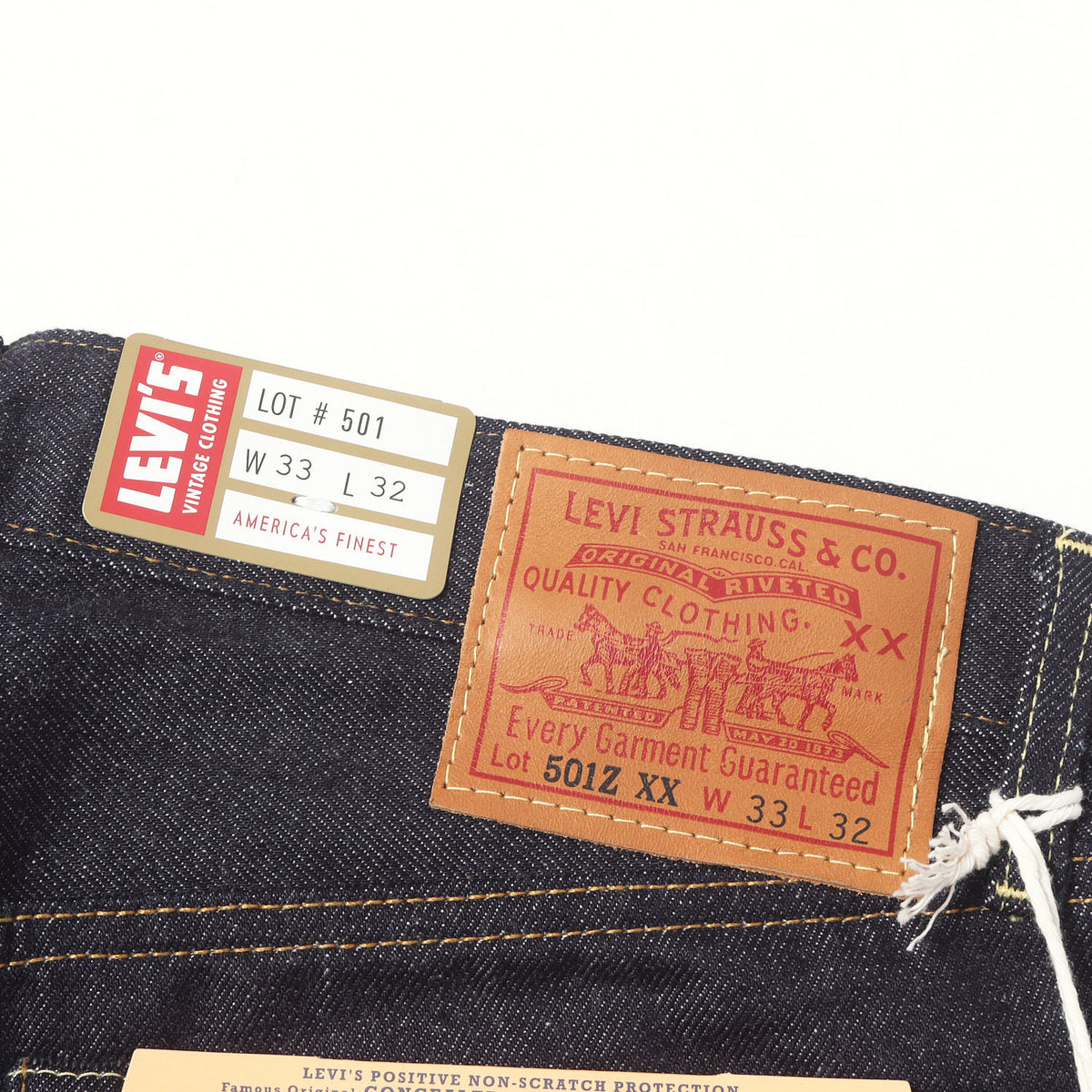 [人気モデル デッドストック] 1954年復刻 501ZXX デニムパンツ / ブルガリア製 50154-0090