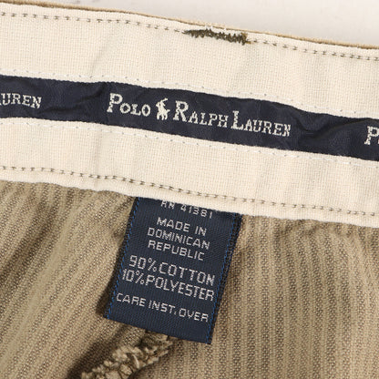 00s ツータック 太畝 コーデュロイ ワイド パンツ / ドミニカ製 POLO CORDS