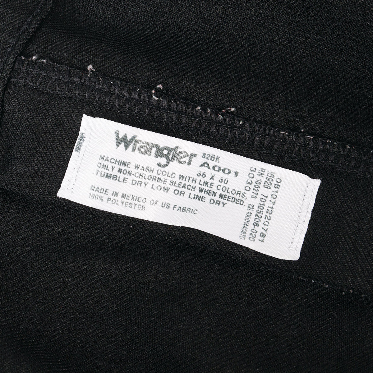00s ランチャー ドレス パンツ / メキシコ製 WRANCHER 82BK A001