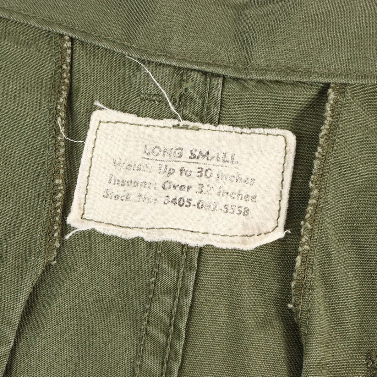 [希少モデル] 60s 米軍実物 1st ジャングル ファティーグ カーゴパンツ (ノンリップ / ナム戦)