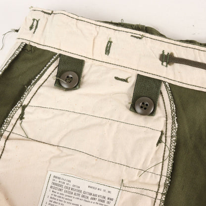 [Goodコンディション] 70s 米軍実物 後期型 ブラスジップ M-65 フィールド カーゴパンツ