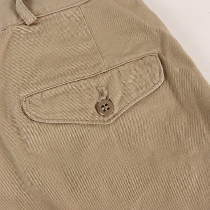 50s 米軍実物 USMC ミリタリー ボタンフライ チノ トラウザーズ パンツ