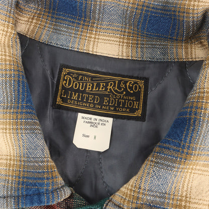 [LIMITED EDITION] 20AW 裏地キルティング ネイティブ チェック パッチワーク シャツ ジャケット (Patchwork Overshirt)