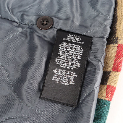 [LIMITED EDITION] 20AW 裏地キルティング ネイティブ チェック パッチワーク シャツ ジャケット (Patchwork Overshirt)