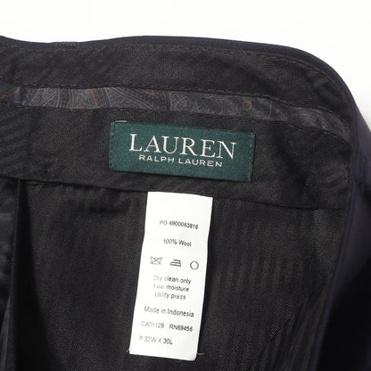 ツータック サマーウール スラックスパンツ LAUREN RALPH LAUREN