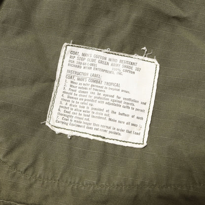 60s 米軍実物 4th リップストップ ジャングル ファティーグ ジャケット (ナム戦モデル)