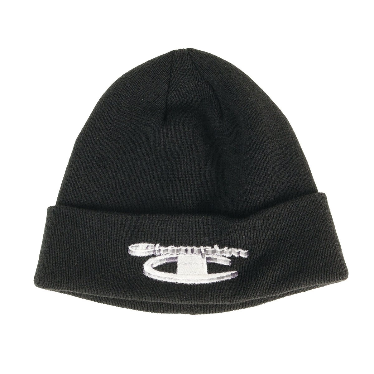 ×Champion 3Dメタリックロゴ ニット ビーニー(3D Metallic Beanie)