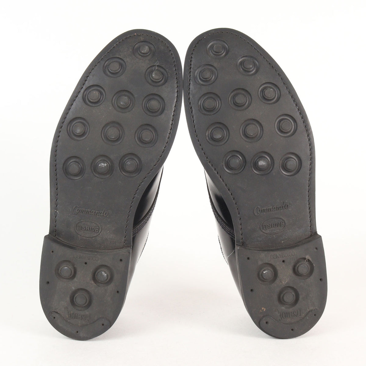 ガラスレザー キャップトゥ ミリタリー ダービーシューズ(1128B MILITARY DERBY SHOE)