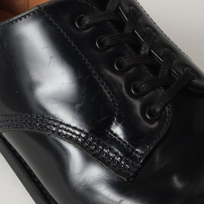ガラスレザー キャップトゥ ミリタリー ダービーシューズ(1128B MILITARY DERBY SHOE)