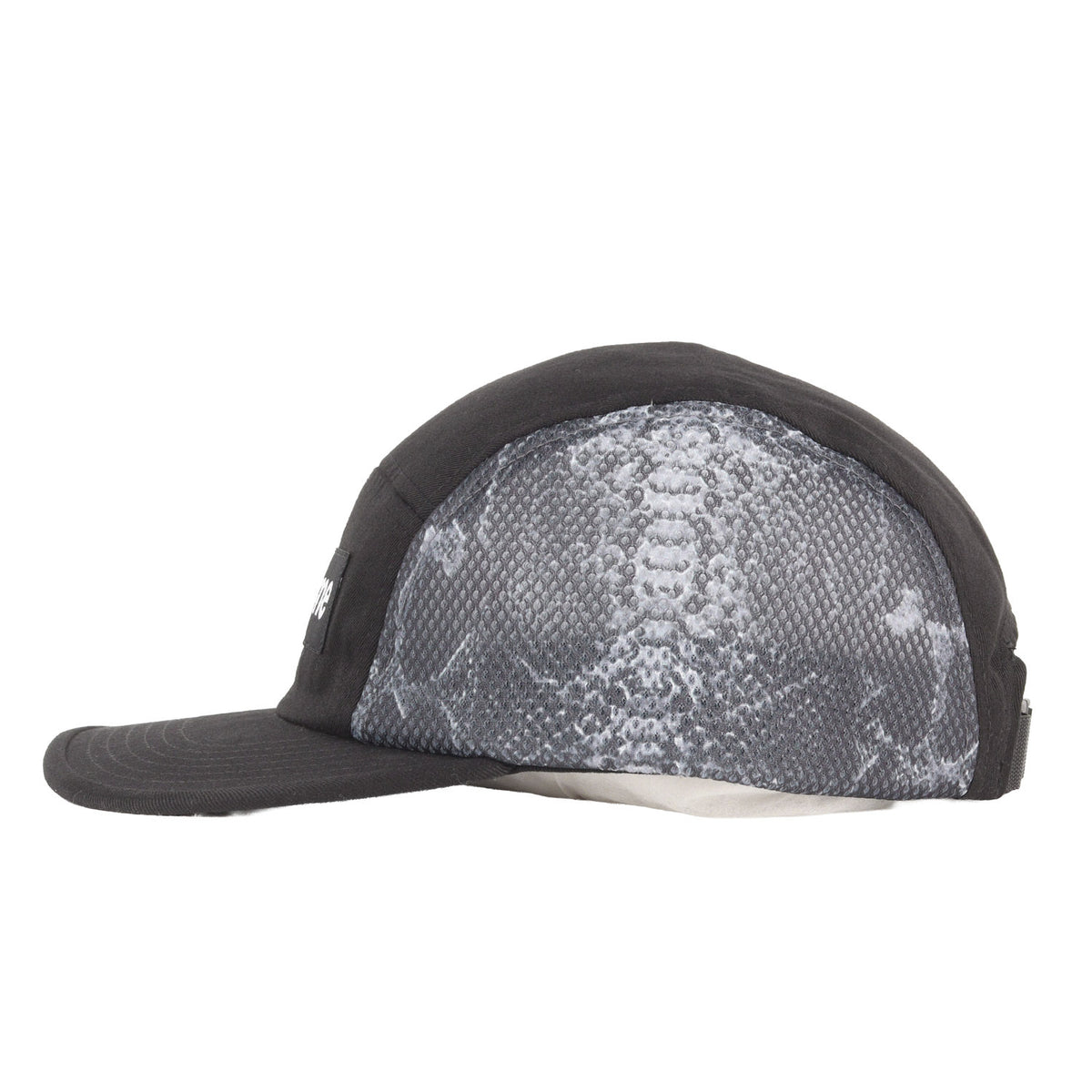 20SS スネーク柄 サイドメッシュ BOXロゴ キャンプキャップ(Snakeskin Mesh Camp Cap)