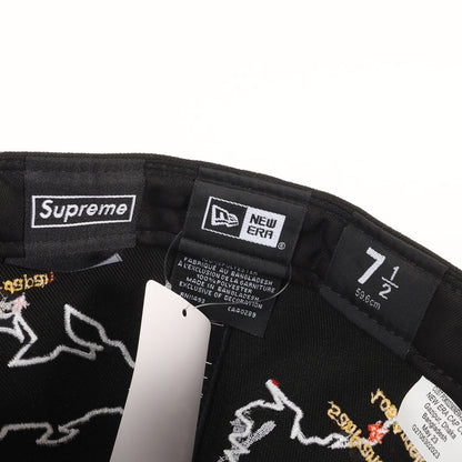 23AW ×NEW ERA マップ柄 BOXロゴ ベースボールキャップ(Worldwide Box Logo)