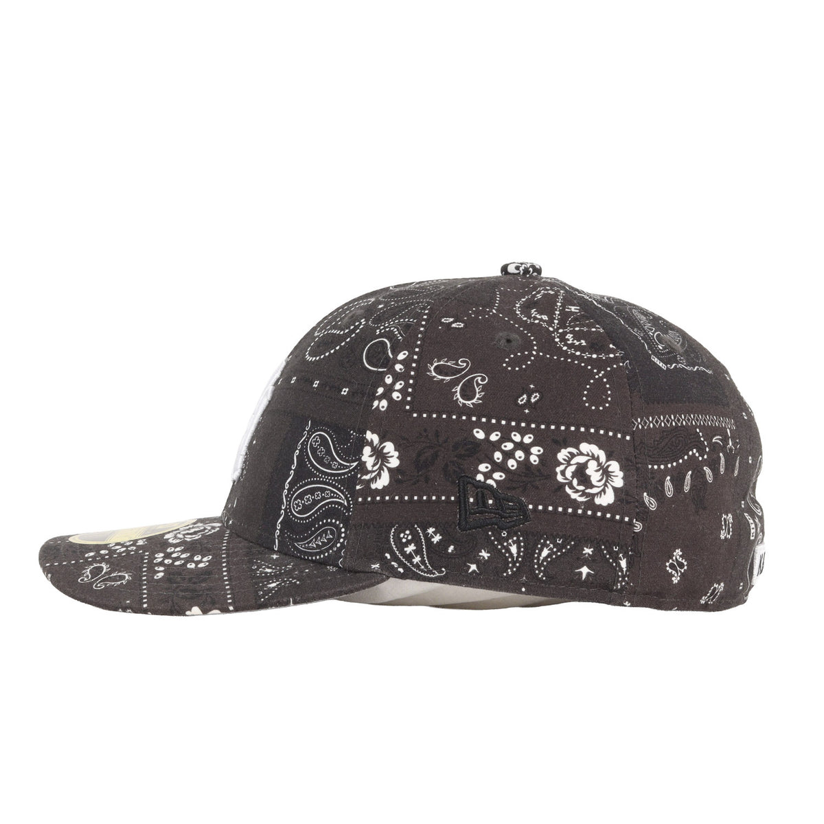 21SS ×NEW ERA ×MLB New York Yankees バンダナパッチワーク ベースボールキャップ(Deconstructed Bandana Low Profile Cap)