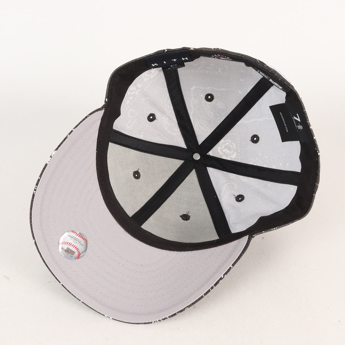 21SS ×NEW ERA ×MLB New York Yankees バンダナパッチワーク ベースボールキャップ(Deconstructed Bandana Low Profile Cap)