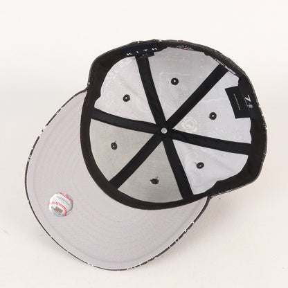 21SS ×NEW ERA ×MLB New York Yankees バンダナパッチワーク ベースボールキャップ(Deconstructed Bandana Low Profile Cap)