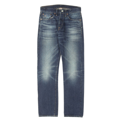 ヴィンテージ加工 セルビッチ デニムパンツ (JAPAN WOVEN SELVEDGE DENIM LOW STRAIGHT) USA製