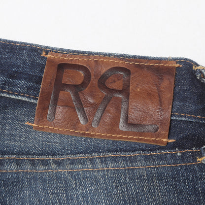 ヴィンテージ加工 セルビッチ デニムパンツ (JAPAN WOVEN SELVEDGE DENIM LOW STRAIGHT) USA製