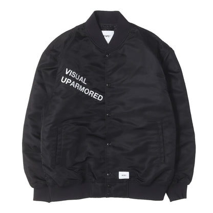 26SS アップリケロゴ チームジャケット / スタジャン(TEAM / JACKET / NYLON. TWILL)