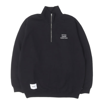 24AW ロゴ刺繍 ハーフジップ スウェット(DEPST 01 / SWEATER / CTPL)
