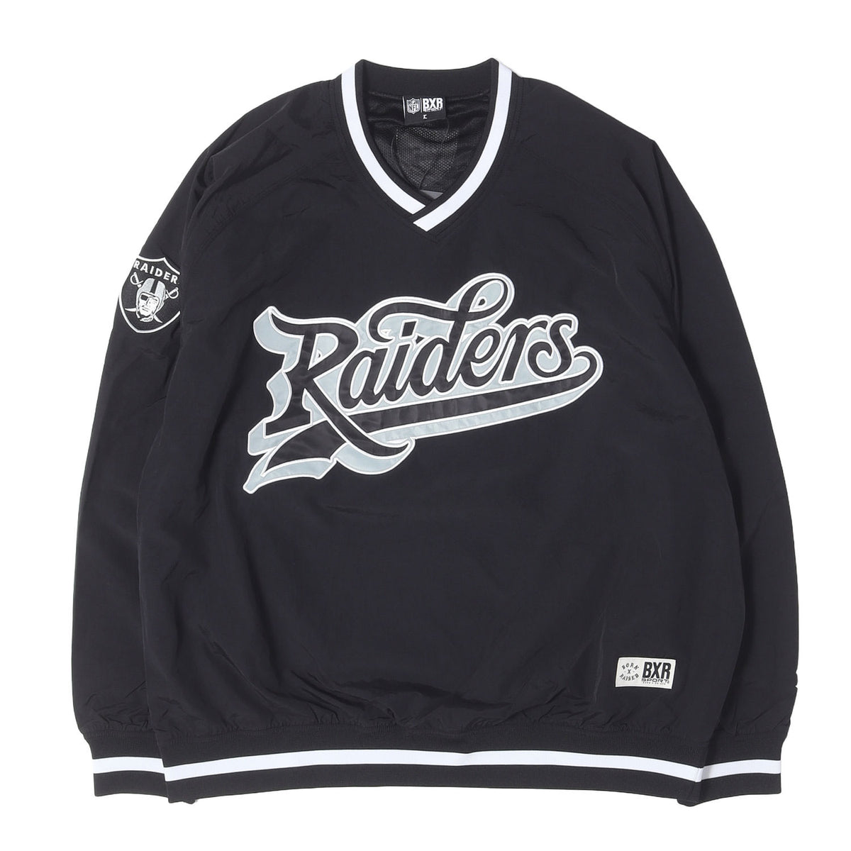 25AW ×NFL ラスベガス・レイダース Vネック ナイロン プルオーバー ジャケット(V-Neck Pullover)