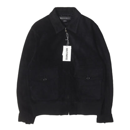 26AW ×MINEDENIM ×Stie-lo スウェードレザー 裏地レオパード ジャケット(SUEDE LEATHER JACKET)