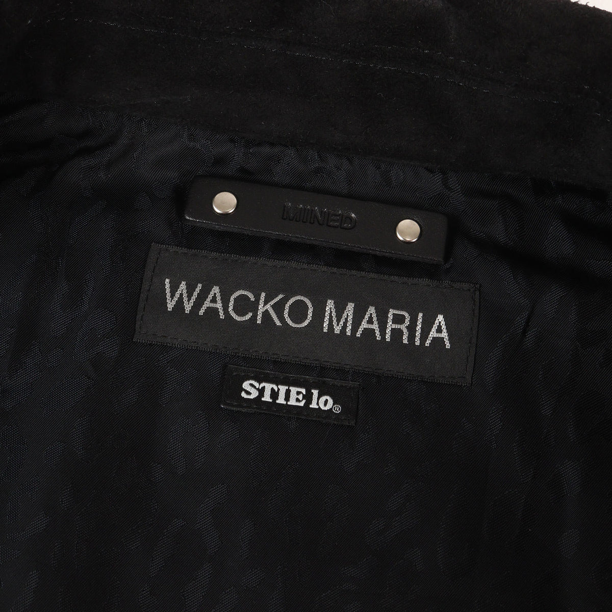 26AW ×MINEDENIM ×Stie-lo スウェードレザー 裏地レオパード ジャケット(SUEDE LEATHER JACKET)