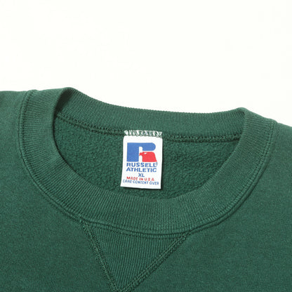 90s 無地 前V クルーネック スウェット USA製