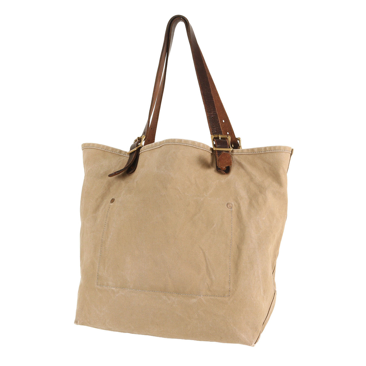 レザーハンドル キャンバス トラベル トートバッグ (Canvas × Leather Travel Tote Bag)