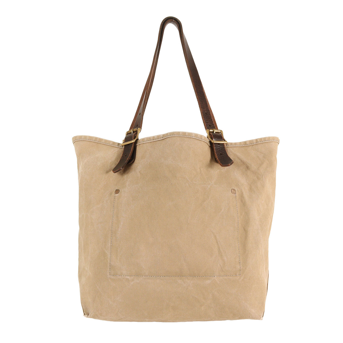 レザーハンドル キャンバス トラベル トートバッグ (Canvas × Leather Travel Tote Bag)