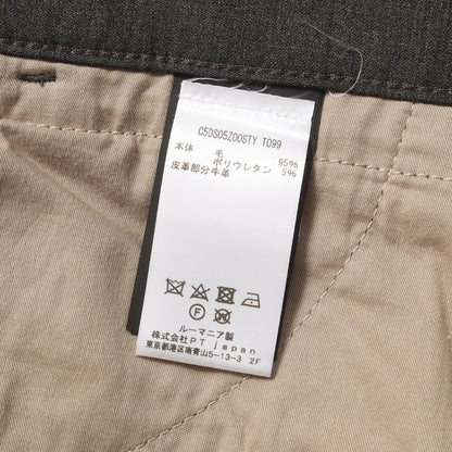 21AW ストレッチウールフランネル 5ポケット パンツ (DENIM RLZ SWING)