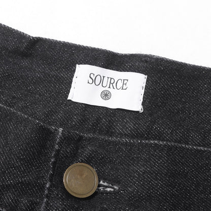 1タック ワイド デニムパンツ (1 TUCK DENIIN PANTS)