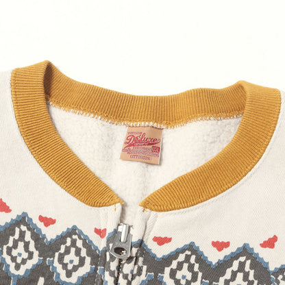 雪柄 ハーフジップ スウェット (SNOW HALF ZIP)