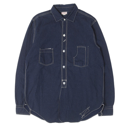 21SS コンダクター ポルカドット ウォバッシュ ワークシャツ (CONDUCTOR SHIRT UNION SPECIAL OVERALLS)
