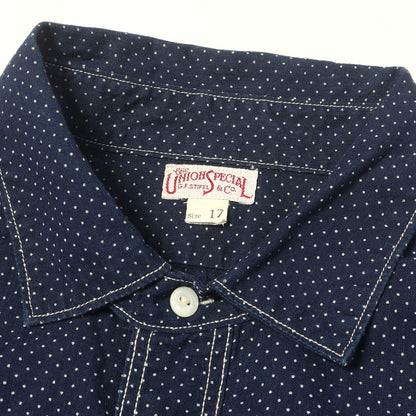 21SS コンダクター ポルカドット ウォバッシュ ワークシャツ (CONDUCTOR SHIRT UNION SPECIAL OVERALLS)