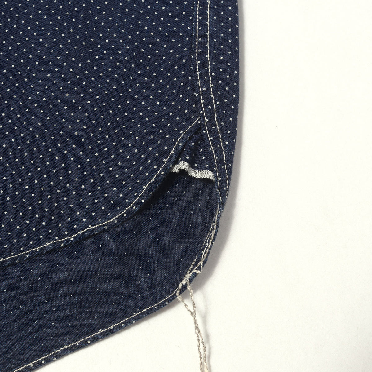 21SS コンダクター ポルカドット ウォバッシュ ワークシャツ (CONDUCTOR SHIRT UNION SPECIAL OVERALLS)