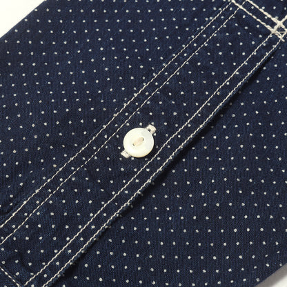 21SS コンダクター ポルカドット ウォバッシュ ワークシャツ (CONDUCTOR SHIRT UNION SPECIAL OVERALLS)