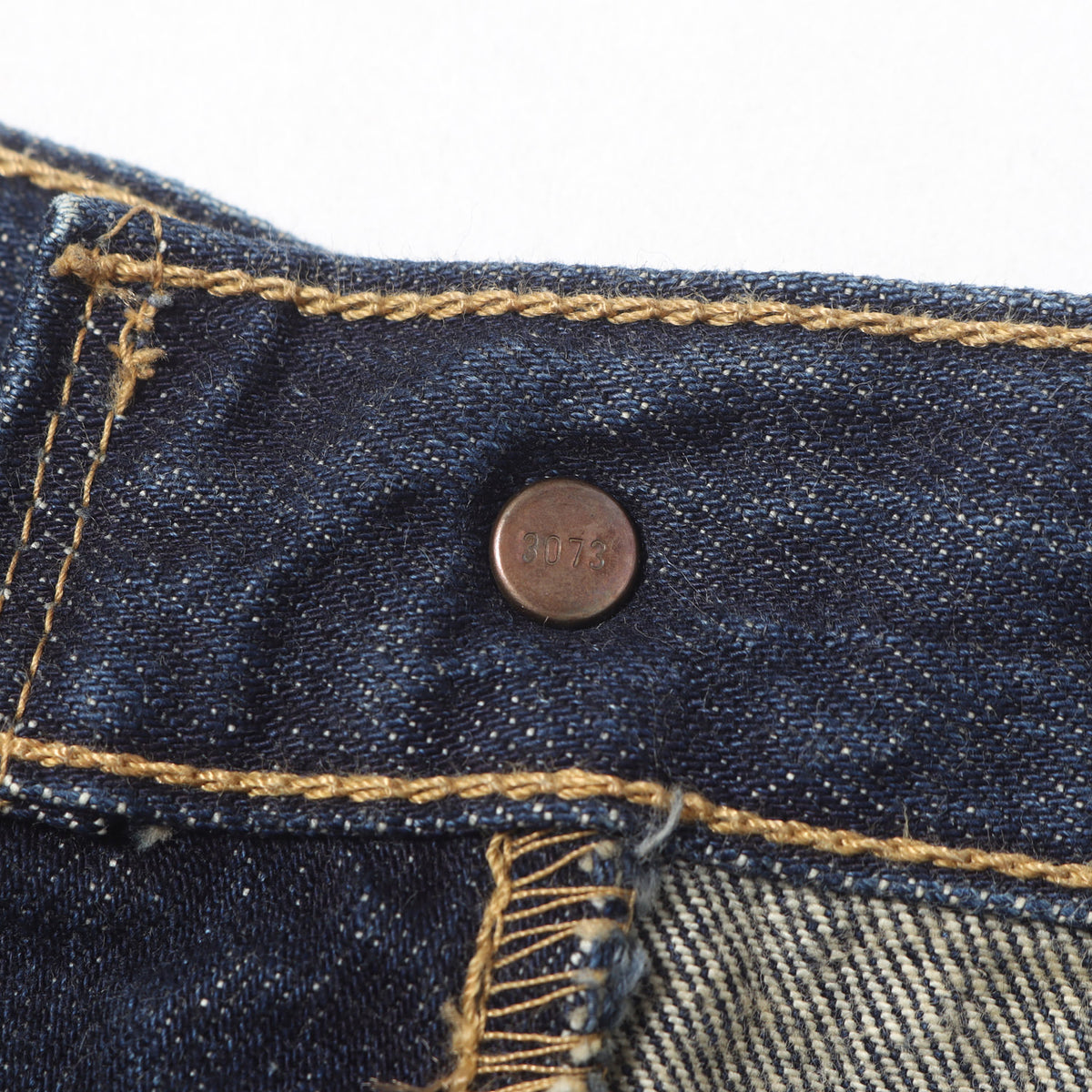 30周年記念 ×Levis 501 パッチ付き ダメージ加工 デニムパンツ