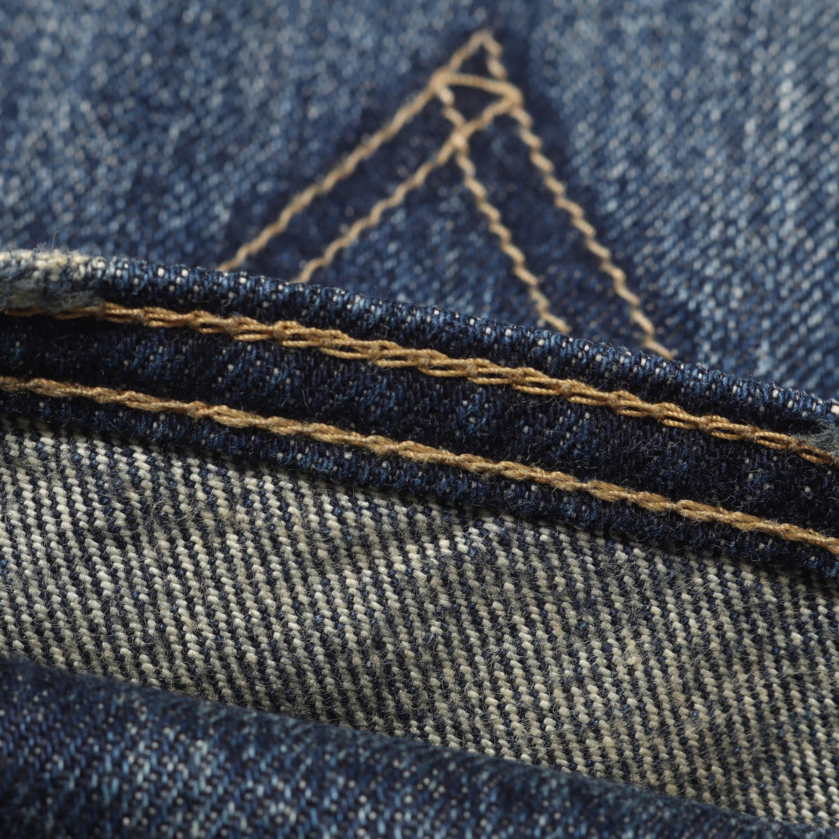 30周年記念 ×Levis 501 パッチ付き ダメージ加工 デニムパンツ