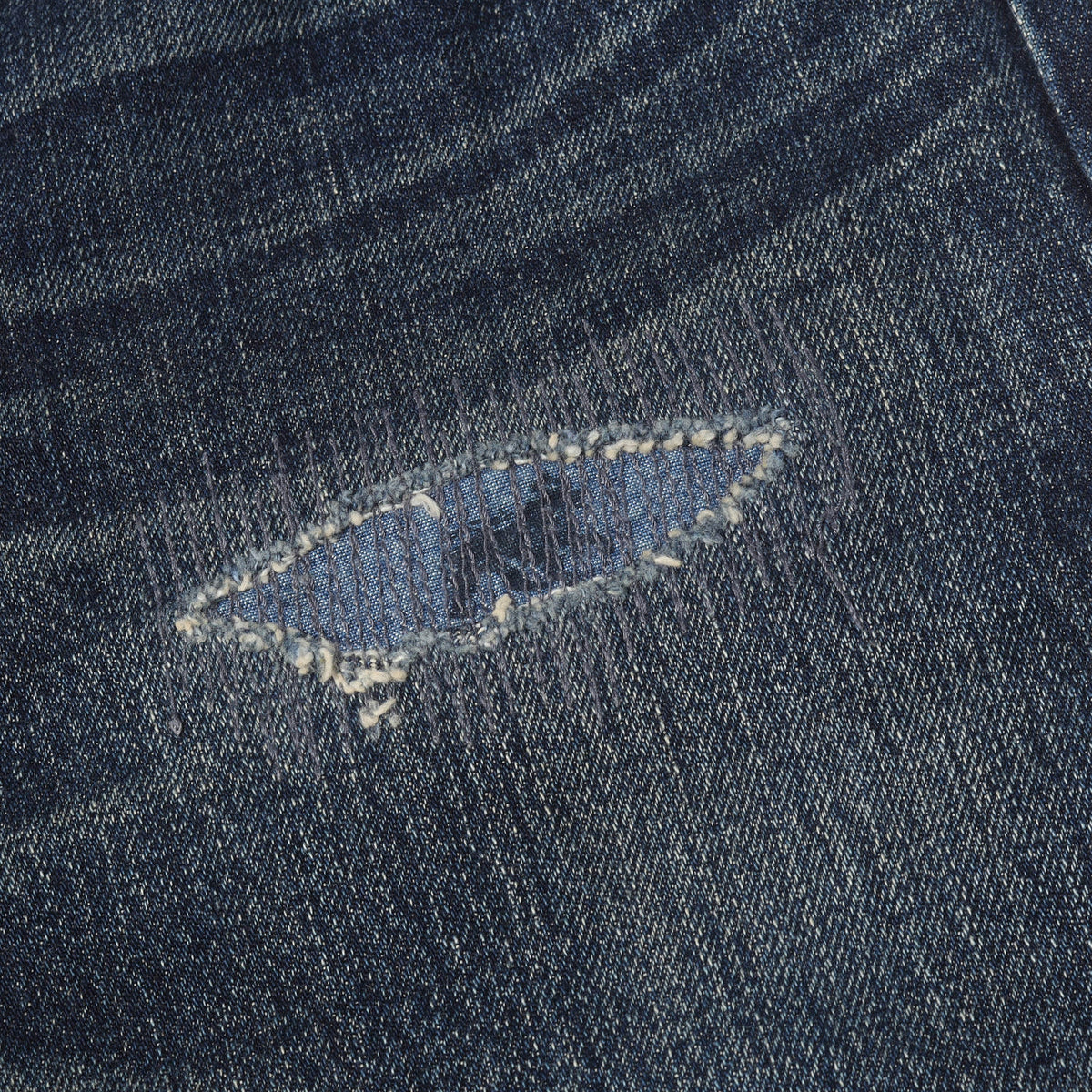 30周年記念 ×Levis 501 パッチ付き ダメージ加工 デニムパンツ