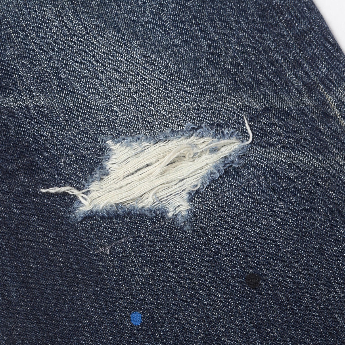 30周年記念 ×Levis 501 パッチ付き ダメージ加工 デニムパンツ